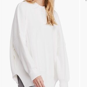 Free People Easy Street Tunic M ivory